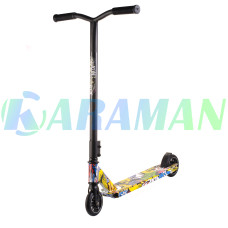 Трюковой самокат Scooter,колеса 110 мм PU алюминий 6+ Хип-хоп