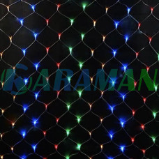 Світлодіодна Гірлянда Сітка 120 Led (1.5*1.5м) Мульти (різнокольорова)