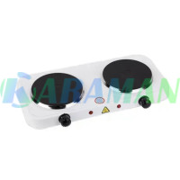 Настольная электрическая плита на 2 конфорки 2000W Hot Plate , двухкомфорочная электроплита 