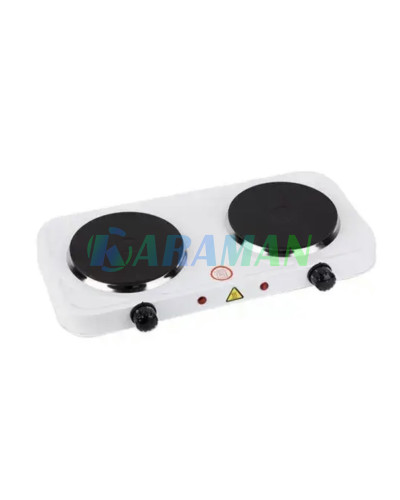 Настольная электрическая плита на 2 конфорки 2000W Hot Plate , двухкомфорочная электроплита 