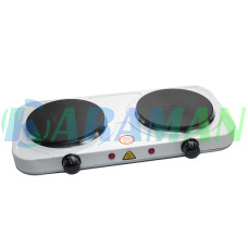 Настольная электрическая плита на 2 конфорки 2000W Hot Plate , двухкомфорочная электроплита 