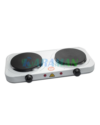 Настольная электрическая плита на 2 конфорки 2000W Hot Plate , двухкомфорочная электроплита 