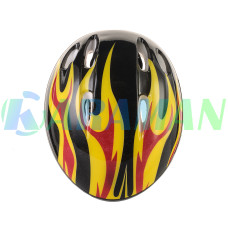 Детский шлем Helmet Fire для роликов, велосипеда 5+