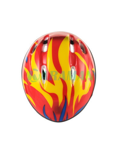 Детский шлем Helmet Fire для роликов, велосипеда 5+