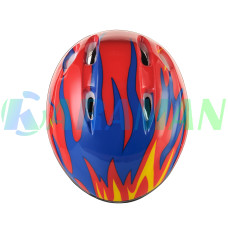 Детский шлем Helmet Fire для роликов, велосипеда 5+