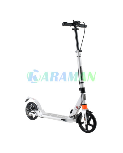 Самокат детский Urban Scooter колеса 200мм PU с дисковым тормозом Белый 10+