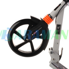 Самокат дитячий Urban Scooter колеса 230мм PU з ручним гальмом Білий10+
