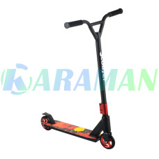 Трюковой самокат Scooter,колеса 110 мм PU алюминий 6+ Красный