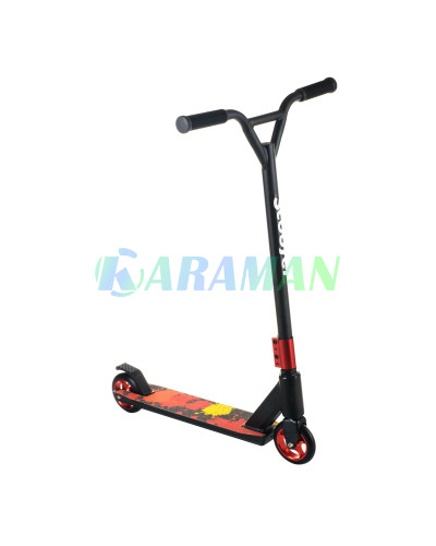 Трюковой самокат Scooter,колеса 110 мм PU алюминий 6+ Красный