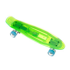 Пенниборд со светящейся доской Зелёный 850green (1ящ.=8шт.)