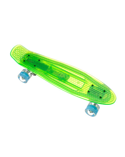 Пенниборд со светящейся доской Зелёный 850green (1ящ.=8шт.)