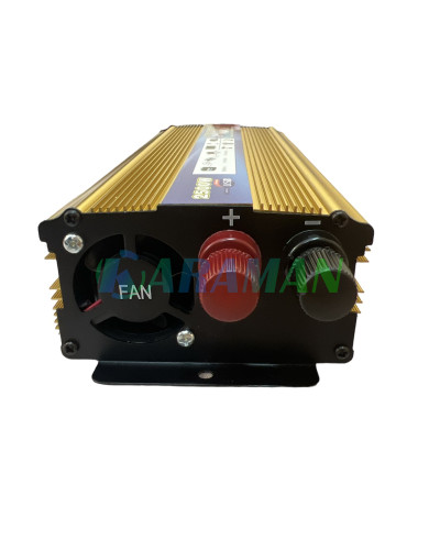 Преобразователь напряжения Power 1500 Вт 12v 220v инвертор 1500w 12в 220в DC to AC