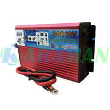 Преобразователь напряжения Power 3000 Вт 12v 220v инвертор 3000w 12в 220в DC to AC