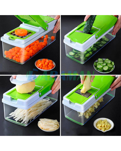 Овочерізка Найсер Дайсер Плюс Nicer Dicer Plus 14 в 1 Овочерізка Найсер Дайсер Плюс Nicer Dicer Plus 14 в 1
