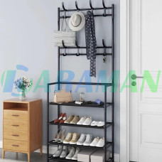 Універсальна вішалка для одягу New simple floor clothes rack 5 полиць 60*29.5*172см MA505 (1ящ.=16шт.)