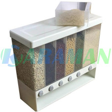Органайзер настінний для приправ, круп Multifunctional household rice bucket