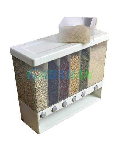 Органайзер настінний для приправ, круп Multifunctional household rice bucket