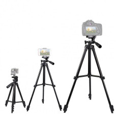 Телескопічний Штатив Tripod 3120 для камери або телефону трипод Чорний