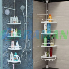 Угловая полка для ванной комнаты Multi Corner Shelf, металлическая MA224 (1ящ.=12шт.)
