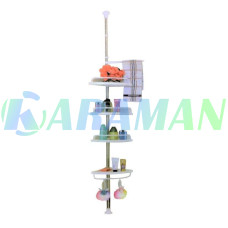Угловая полка для ванной комнаты Multi Corner Shelf, металлическая MA224 (1ящ.=12шт.)
