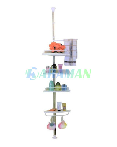Угловая полка для ванной комнаты Multi Corner Shelf, металлическая MA224 (1ящ.=12шт.) Угловая полка для ванной комнаты Multi Corner Shelf, металлическая MA224 (1ящ.=12шт.)