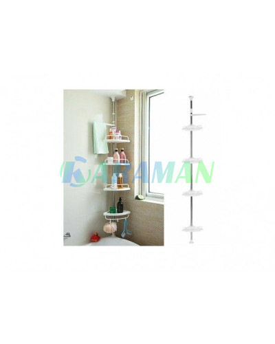 Кутова полиця для ванної кімнати Multi Corner Shelf, металева MA224 (1ящ.=12шт.)