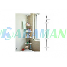 Угловая полка для ванной комнаты Multi Corner Shelf, металлическая MA224 (1ящ.=12шт.)