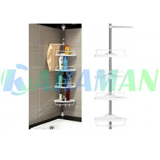 Угловая полка для ванной комнаты Multi Corner Shelf, металлическая MA224 (1ящ.=12шт.)