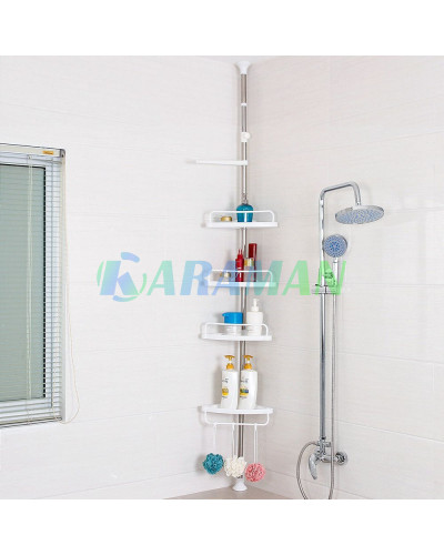 Угловая полка для ванной комнаты Multi Corner Shelf, металлическая MA224 (1ящ.=12шт.) Угловая полка для ванной комнаты Multi Corner Shelf, металлическая MA224 (1ящ.=12шт.)