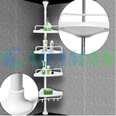 Угловая полка для ванной комнаты Multi Corner Shelf, металлическая MA224 (1ящ.=12шт.)