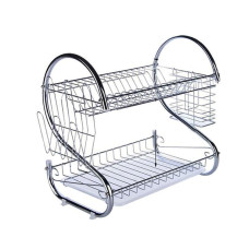 Стійка для зберігання посуду в ергономічному дизайні kitchen storage rack (1ящ.=14шт.)