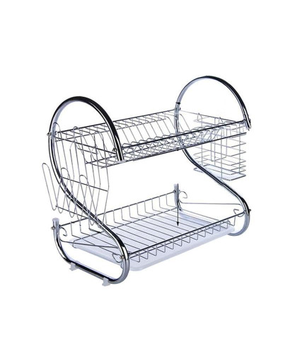 Стійка для зберігання посуду в ергономічному дизайні kitchen storage rack (1ящ.=14шт.)