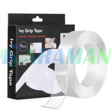 Багаторазова надсильна клейка стрічка для кріплення 5 м Ivy Grip Tape