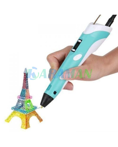 3D-ручка з дисплеєм для малювання 3D Pen 2 з комплектом пластику