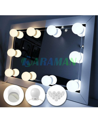 Підсвітка для гримерного дзеркала для макіяжу Mirror lights-meet different 10 LED-лампочок Підсвітка для гримерного дзеркала для макіяжу Mirror lights-meet different 10 LED-лампочок