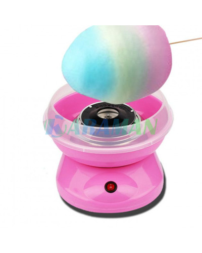 Аппарат для приготовления сахарной сладкой ваты в домашних условиях Cotton Candy Maker розовый ma156pink (1ящ.=12шт.)