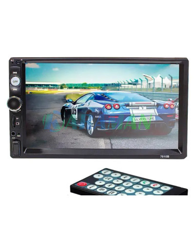 Автомагнитола 2DIN Podofo 7010B Сенсорный экран/ Bluetooth/ AUX/ USB/ MP5 /Mirror Link K0126