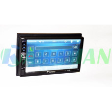 Автомагнитола 2Din Pioneer 7012 с экраном 7 дюймов. (короткая база Пионер 2 Дин)