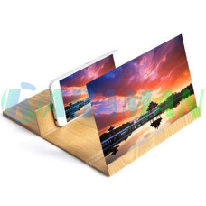 3D-увеличитель экрана телефона Enlarged Screen Magnifier (Светлое дерево) (1ящ. = 50шт.)