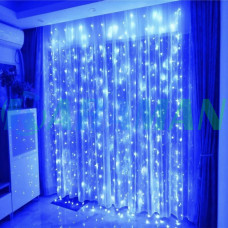 Світлодіодна гірлянда штора 3*2м синій 240 Led MA13100blue (1ящ.=50шт.)