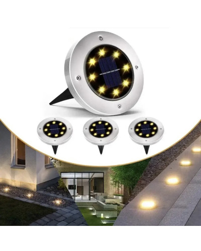 Светильник уличный для сада на солнечных батареях Disk lights MA151 (1ящ.=96шт.)