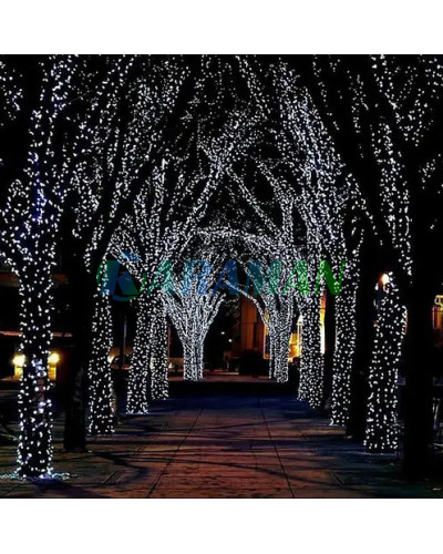 Гирлянда уличная 800 LED 50М Белый Уличный (1ящ.=24шт.)