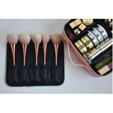 Дорожная косметичка с зеркалом и подсветкой Розовая MA447pink  (1ящ.=20шт.)
