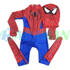 Spider Man Комбинезон + Балаклава Человек Паук Костюм Мен Спайдер (M – 110-120см)  (1ящ. = 80шт.)