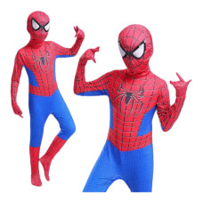 Комбинезон + Балаклава Человек Паук Костюм Спайдер Мэн Spider Man (L – 120-130см)