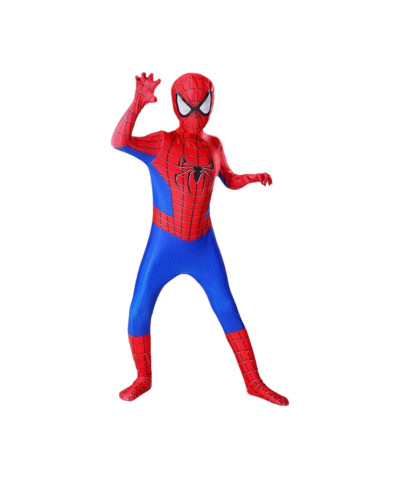 Комбинезон + Балаклава Человек Паук Костюм Спайдер Мэн Spider Man (L – 120-130см)
