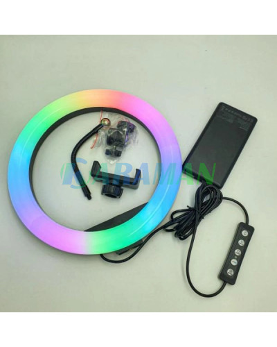 Кільцева LED лампа RGB діаметр 46см, керування на дроті Кільцева LED лампа RGB діаметр 46см, керування на дроті