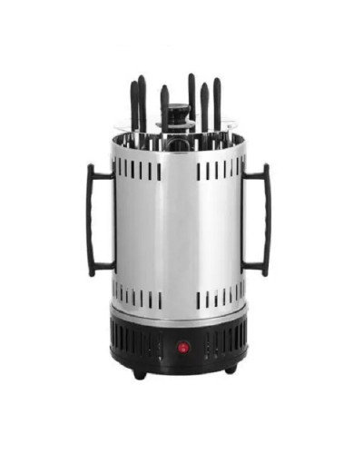 Електрошашличниця вертикальна на 6 шампурів, 1000W, Kebabs Machine / Домашня електрична шашличниця (1ящ.=6шт.) 