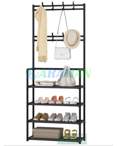 Універсальна вішалка для одягу New simple floor clothes rack 5 полиць 80*29.5*172см MA506 (1ящ.=16шт.)