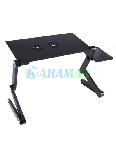 Стілець-трансформер для ноутбука Laptop Table T8 з портативним вентилятором (1ящ.=10шт.)